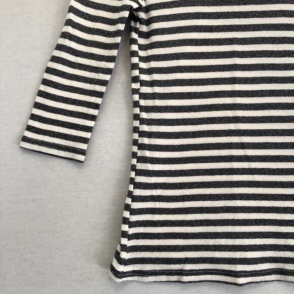 Michael Stars for ANTHRO Womens Black White Striped Top XS/S - Picture 3 of 8